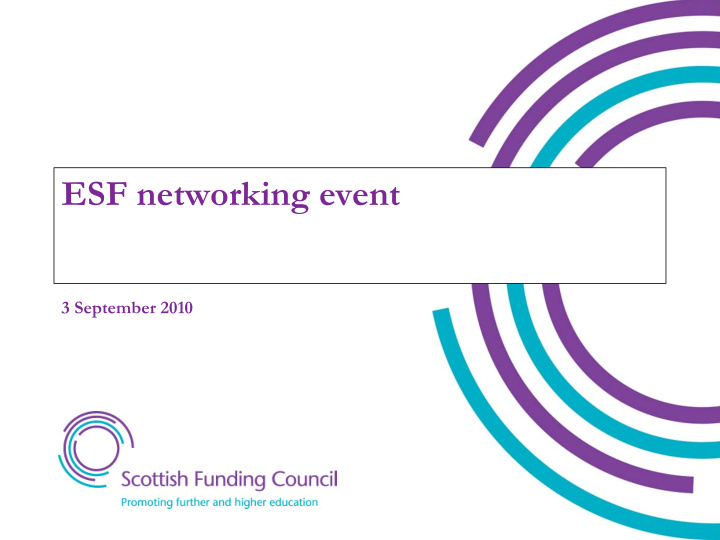 esf networking event