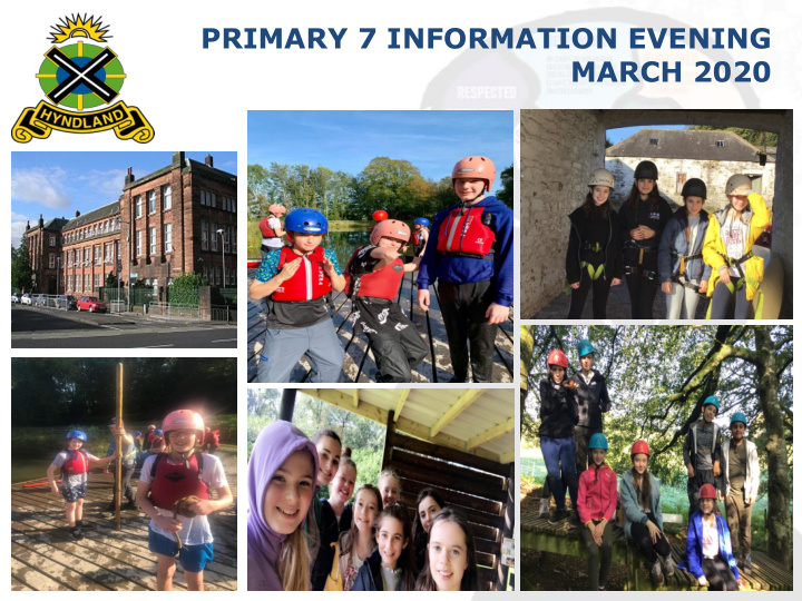primary 7 information evening march 2020 format of f this