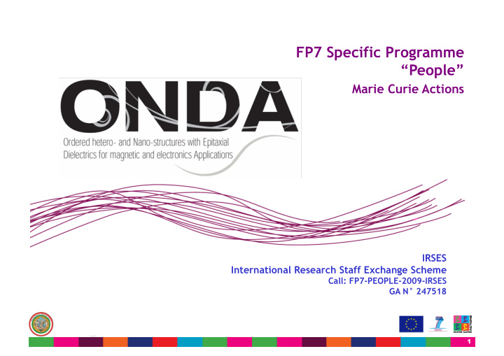 fp7 specific programme people