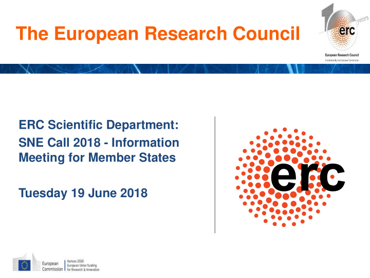 the european research council