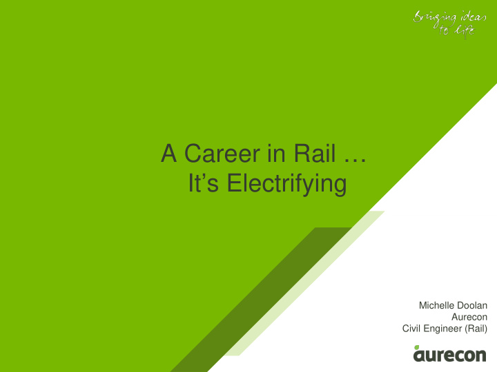 a career in rail it s electrifying