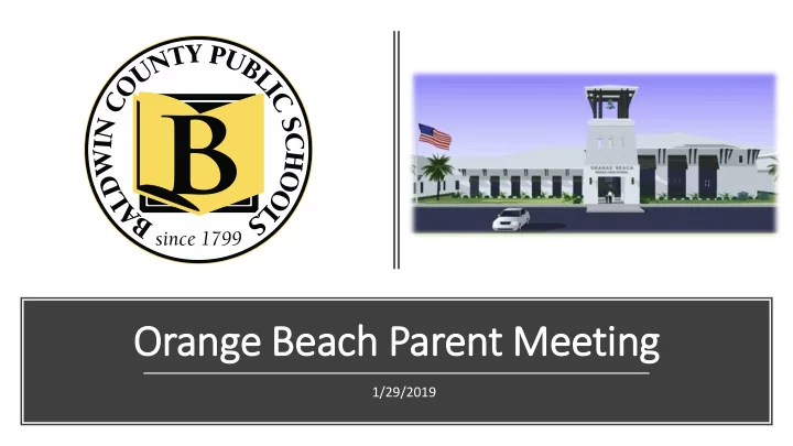 or orange b e beach paren ent m meeting