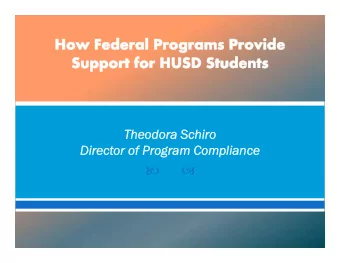 ESEA   ESEA  Elementar  lementary and Secondar  y and Secondary Education