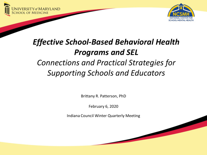 programs and sel