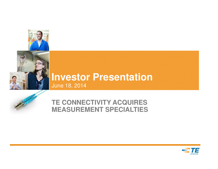 investor presentation