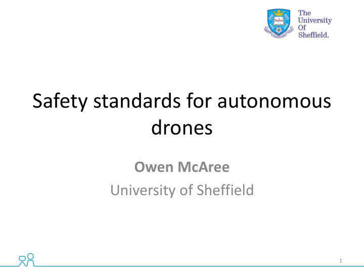 safety standards for autonomous drones