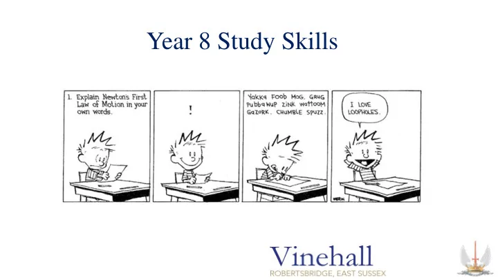 year 8 study skills study skills successful revision
