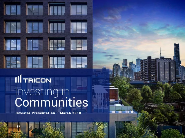 communities