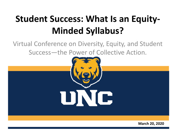 student success what is an equity minded syllabus