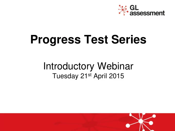 progress test series
