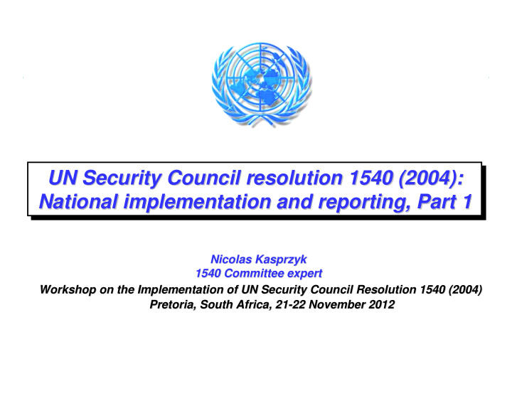 un security council resolution 1540 2004 un security