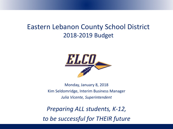 eastern lebanon county school district