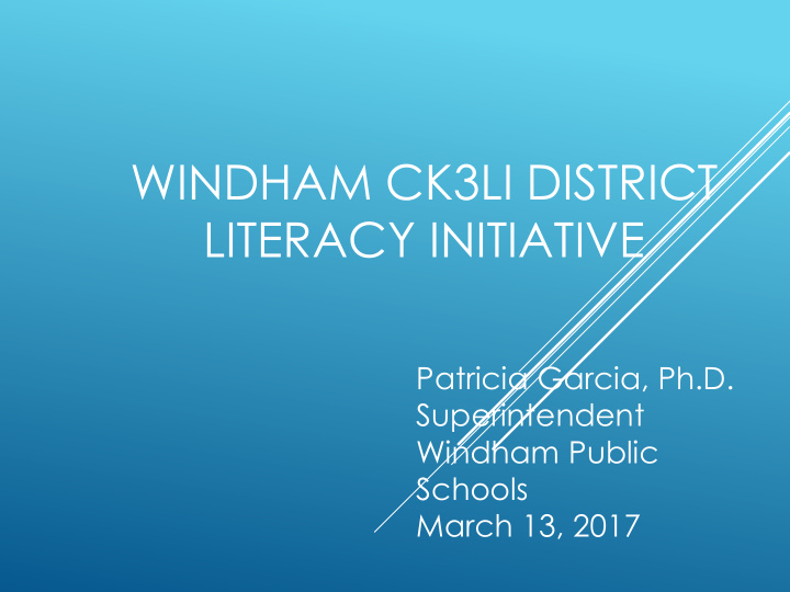 windham ck3li district