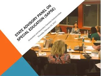 WELCOME!  Agen  genda  a  6:  6:30p  30pm t  to 7:30  30pm  1.  1.  Lau  aura  a Lorenz  nzen, ,