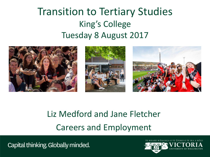 transition to tertiary studies