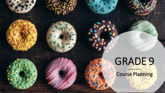 ROAD MAP  Self-reflect;  ; Discuss options with fami  amily, teac  achers, peers;  ; Read course