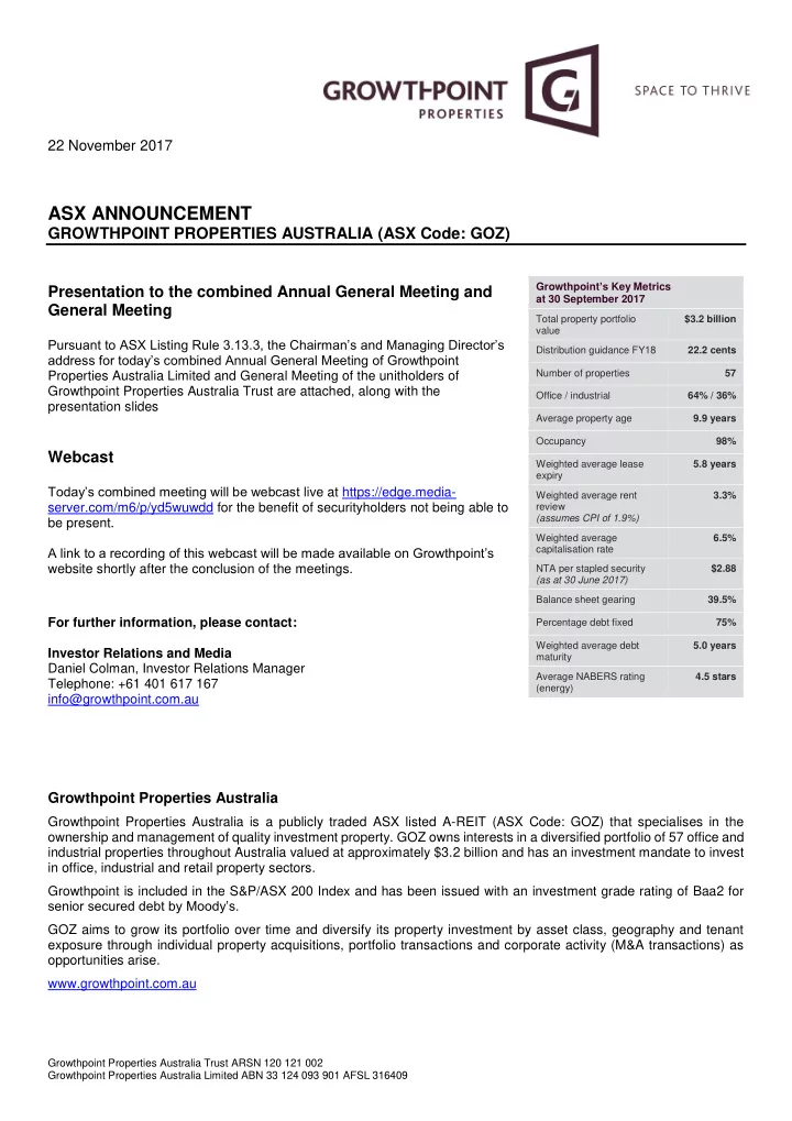asx announcement
