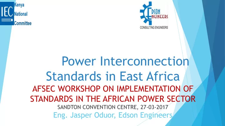 standards in east africa