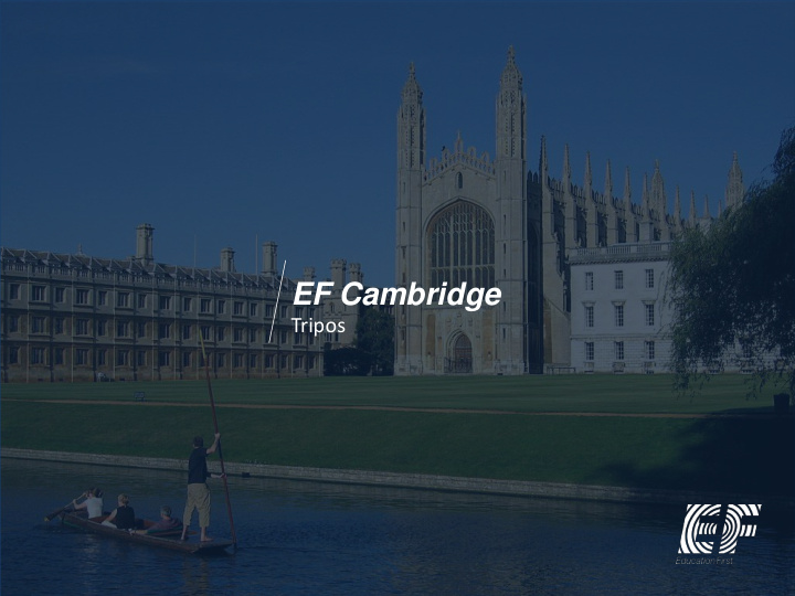 ef cambridge