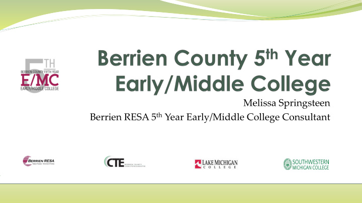 melissa springsteen berrien resa 5 th year early middle