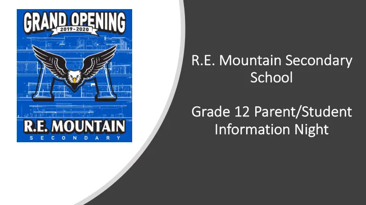 r e mou mountain s sec econ ondary sc school ool grade 1