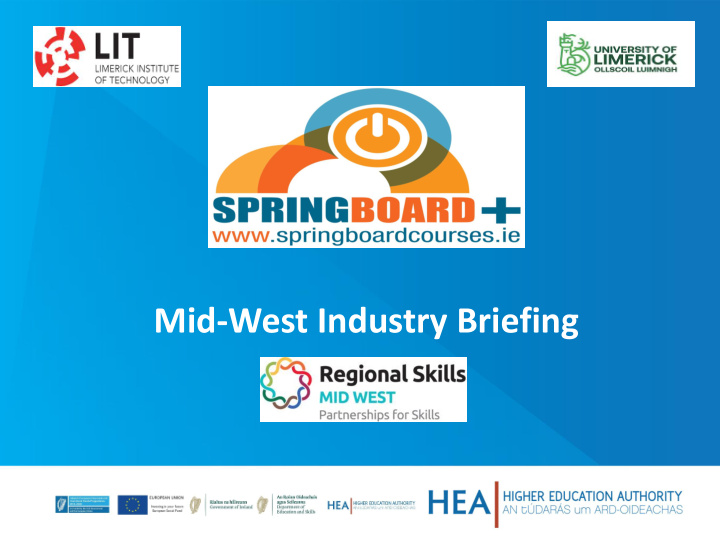 mid west industry briefing agenda springboard industry