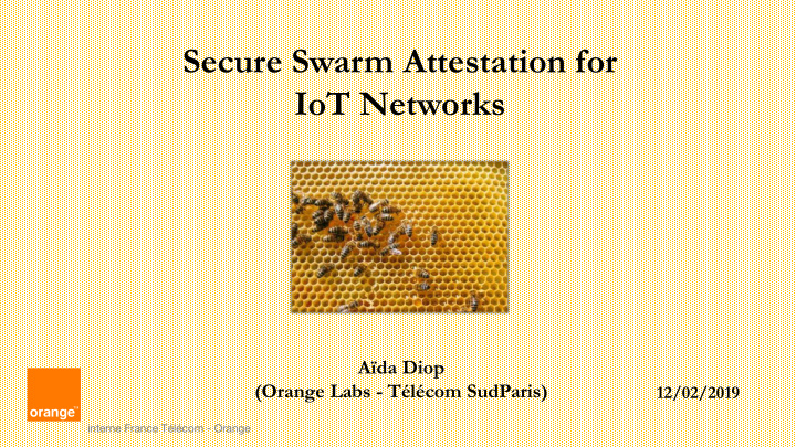secure swarm attestation for iot networks