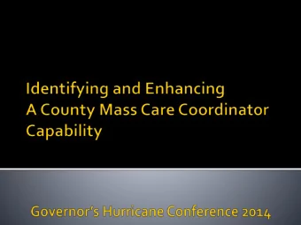 2  County Mass Care  Coordination Process  Response Phase  Internal  Local  Local  Food