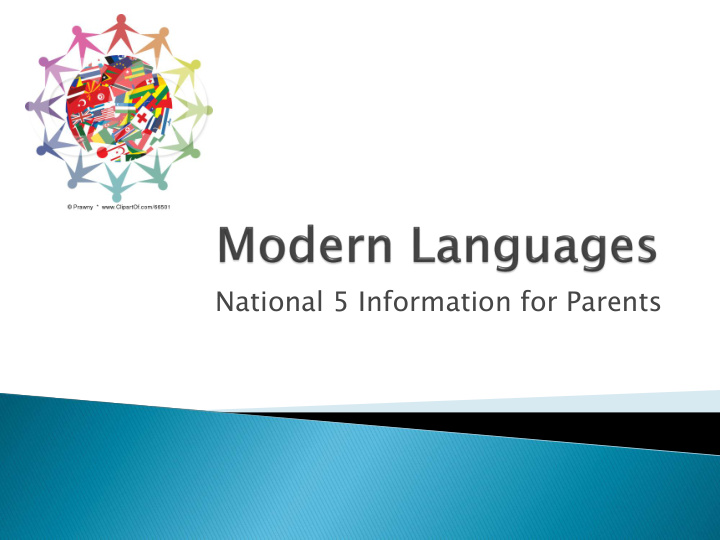 national 5 information for parents