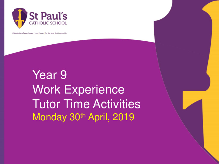 tutor time activities
