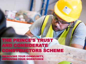 CONSTRUCT  CONSTR  UCTORS SCHEME  ORS SCHEME  IMPROVI  IMP  VING  NG YOUR  OUR COMM  COMMUN  UNITY