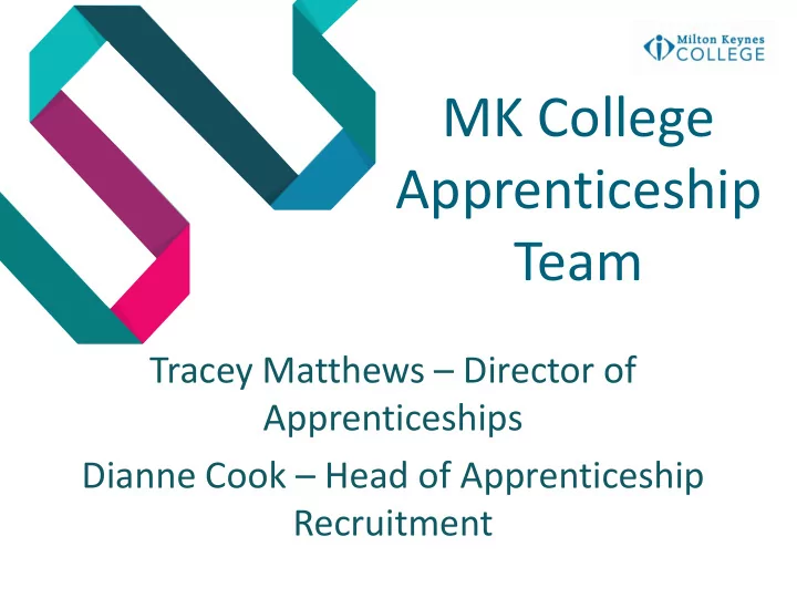apprenticeship team