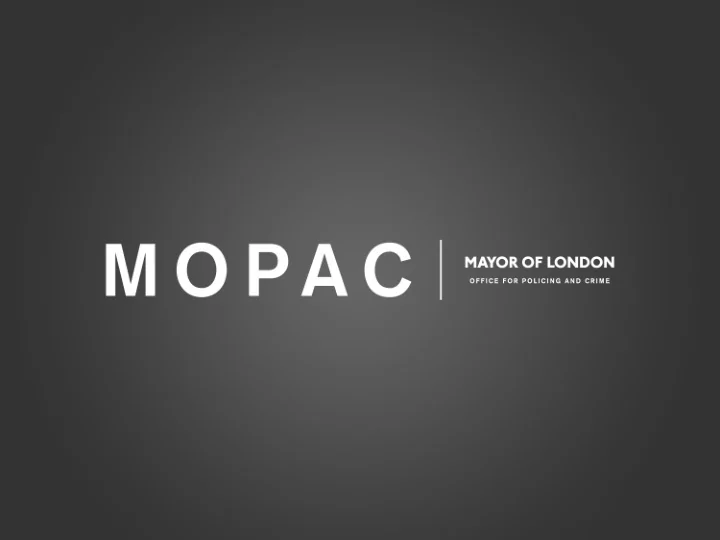 disposals for young offenders from london