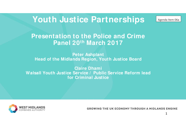 youth justice partnerships
