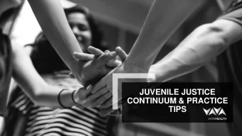 PHOTO  JUVENILE JUSTICE  CONTINUUM &amp; PRACTICE  TIPS  INTRODUCTIONS  Tracy Hayes, JD, CHC,