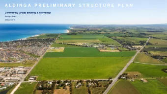 A L D I N G A  P R E L I M I N A R Y  S T R U C T U R E  P L A N  Community Group Briefing &amp;