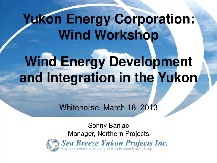 whitehorse march 18 2013 sonny banjac manager northern