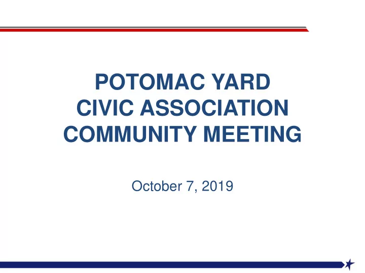 potomac yard