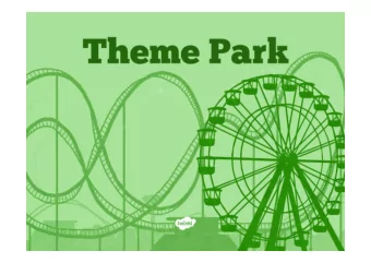 Year 6 Project Pack:  Theme Park  During this project, you will:  Make decisions and choices.