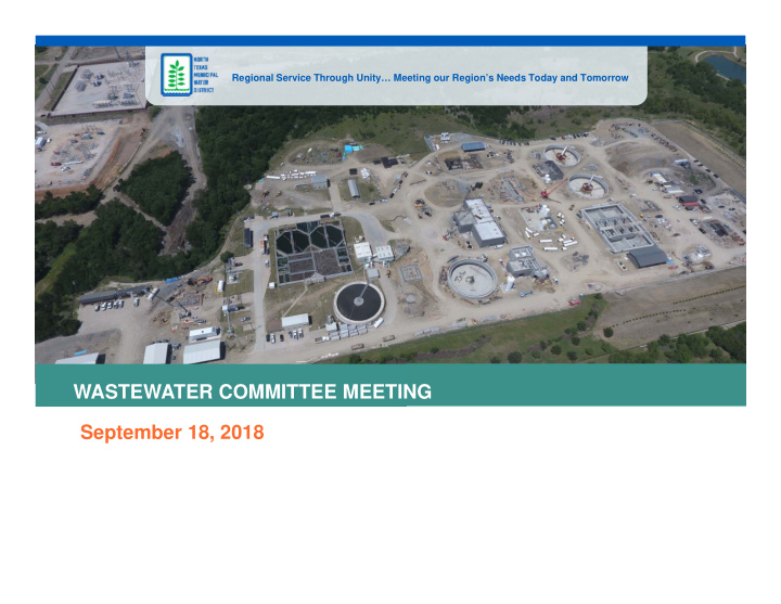 wastewater committee meeting september 18 2018 agenda