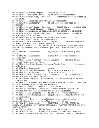 00:34:25 Romina Piatti (Espanol):  Flor se te corta  00:34:38 Ana Laura Garza Garca:  Si se