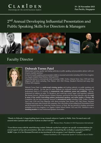 2  Contact Admissions Offjce at +65 6899 5030 | admissions@claridenglobal.com |