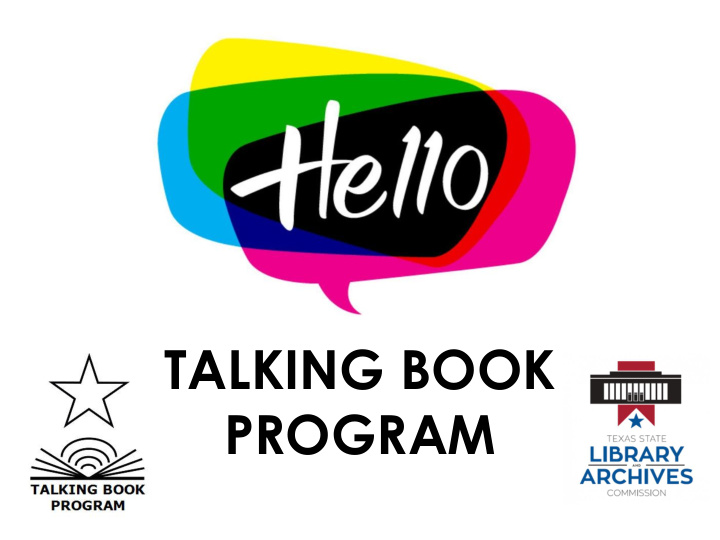 program talking book program