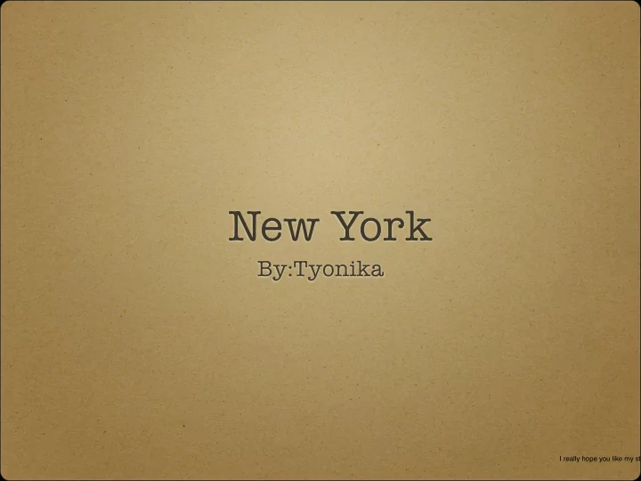 new york