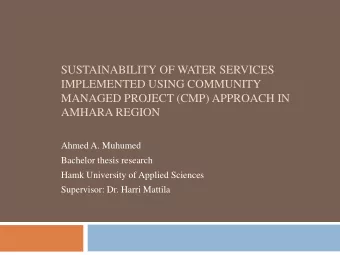 AMHARA REGION  Ahmed A. Muhumed  Bachelor thesis research  Hamk University of Applied Sciences