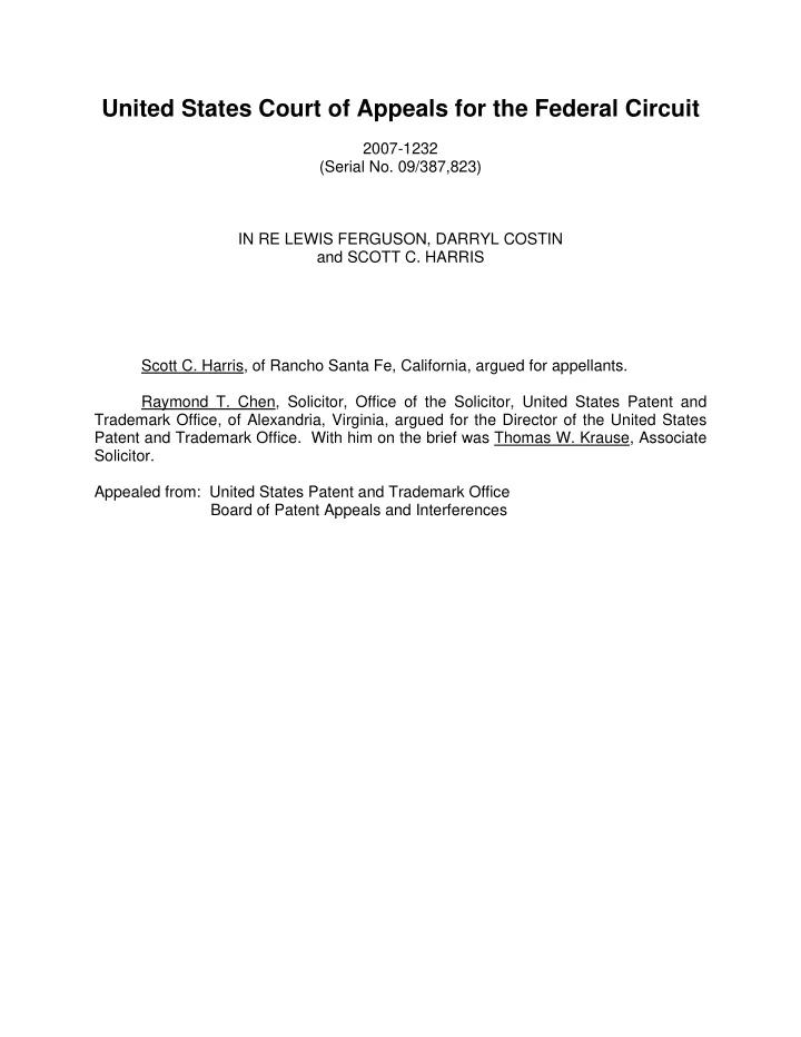 united states court of appeals for the federal circuit