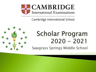 Sawgrass Springs Middle School  Program for academically talented / gifted  students