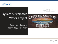 cayucos sustainable water project