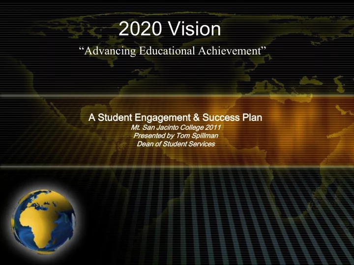 2020 vision