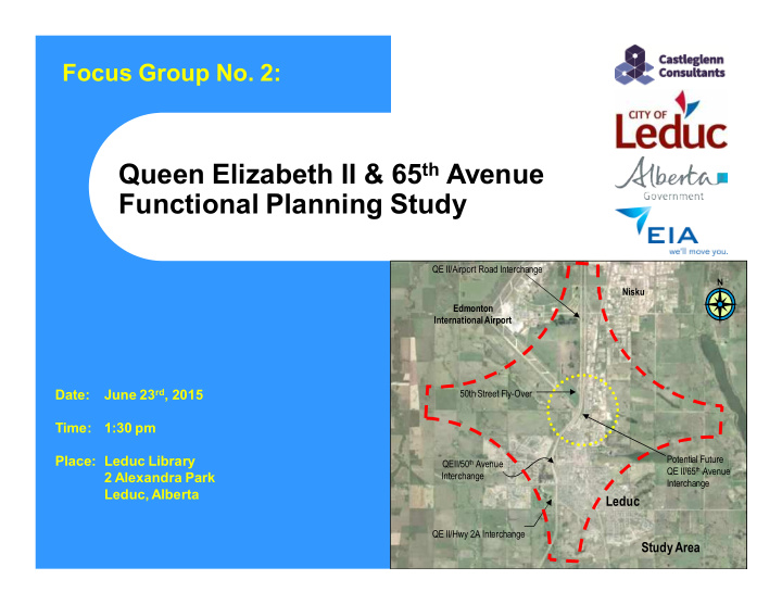 queen elizabeth ii 65 th avenue functional planning study